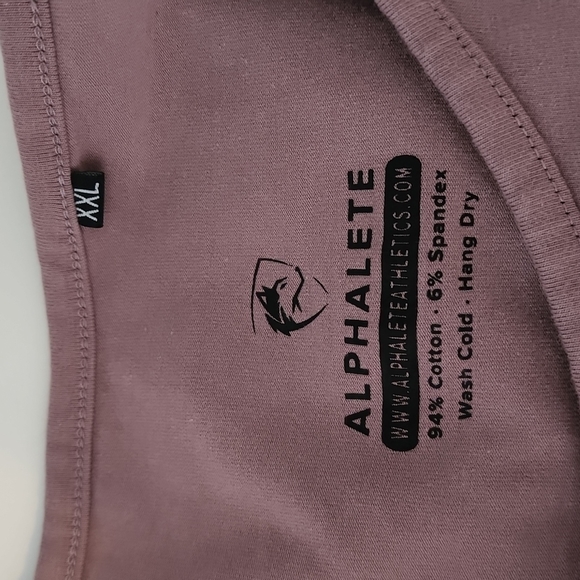 ALPHALETE- Men's XXL Scoop Neck Pocket Tee - Picture 4 of 4